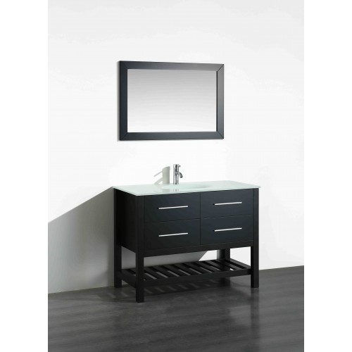 43'' Bosconi SB-250-6BEWG Contemporary Single Vanity