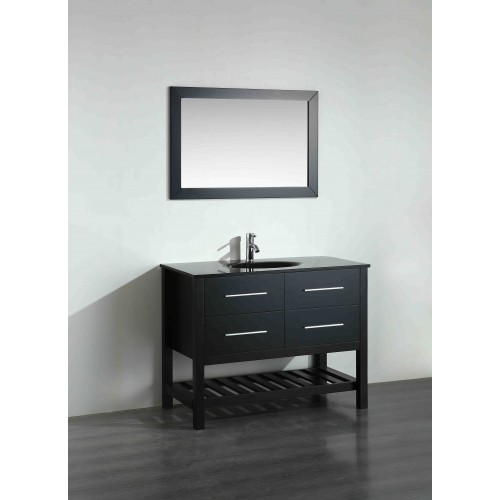 43'' Bosconi SB-250-6BBG Contemporary Single Vanity