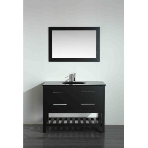 43'' Bosconi SB-250-6BBG Contemporary Single Vanity