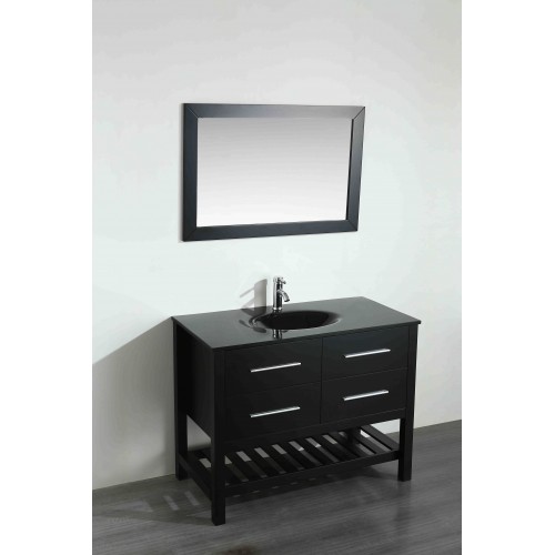 43'' Bosconi SB-250-6BBG Contemporary Single Vanity