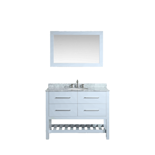 43'' Bosconi SB-250-6WHCM Contemporary Single Vanity