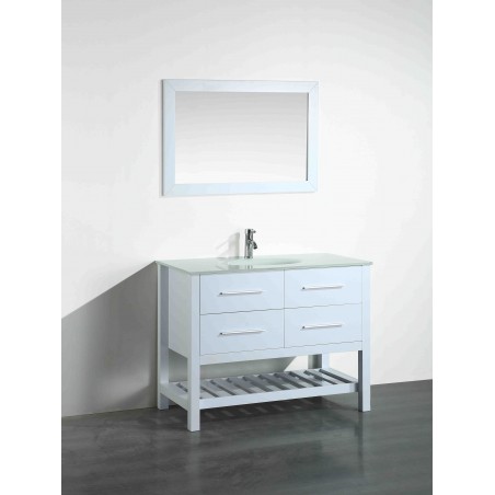 43'' Bosconi SB-250-6WHEWG Contemporary Single Vanity