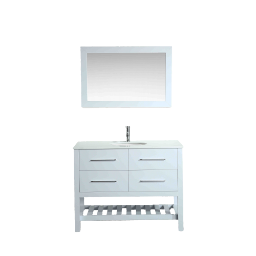 43'' Bosconi SB-250-6WHPS Contemporary Single Vanity