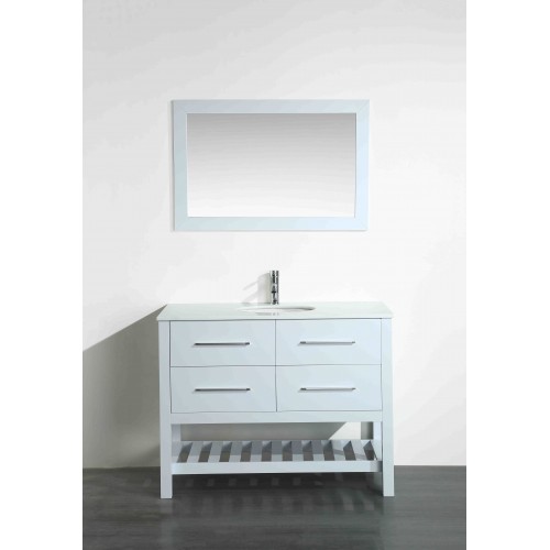 43'' Bosconi SB-250-6WHPS Contemporary Single Vanity