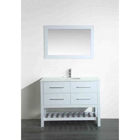 43'' Bosconi SB-250-6WHPS Contemporary Single Vanity