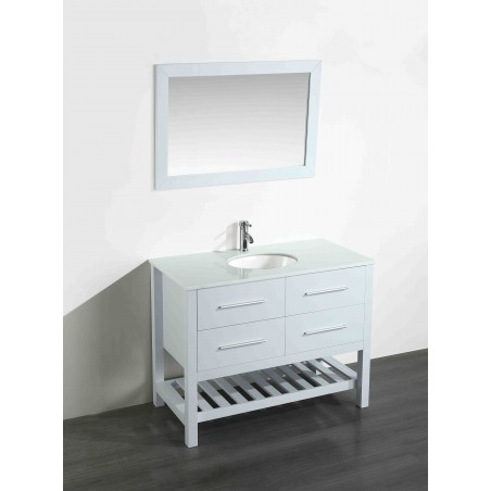 43'' Bosconi SB-250-6WHPS Contemporary Single Vanity