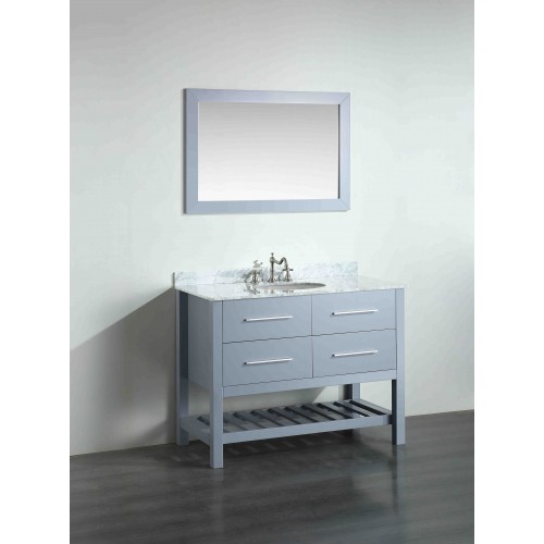 43'' Bosconi SB-250-6GRCM Contemporary Single Vanity