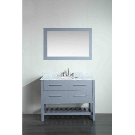 43'' Bosconi SB-250-6GRCM Contemporary Single Vanity