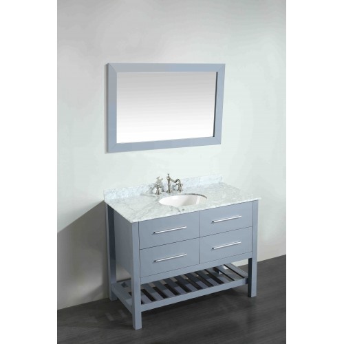 43'' Bosconi SB-250-6GRCM Contemporary Single Vanity