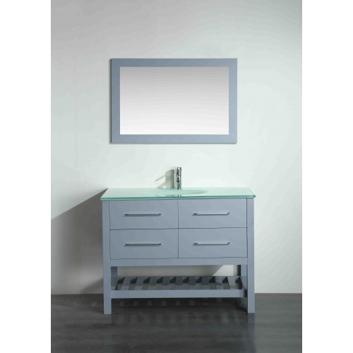 43'' Bosconi SB-250-6GRCWG Contemporary Single Vanity