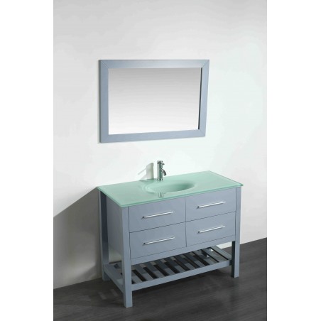 43'' Bosconi SB-250-6GRCWG Contemporary Single Vanity