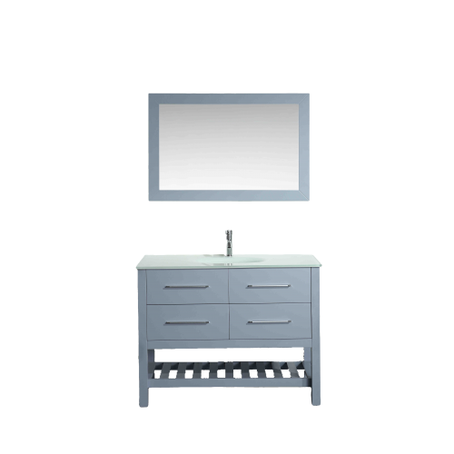 43'' Bosconi SB-250-6GREWG Contemporary Single Vanity