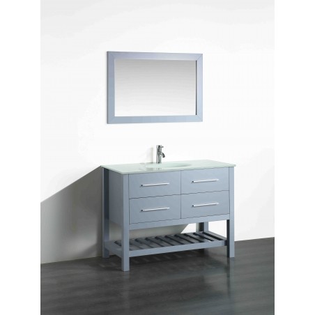 43'' Bosconi SB-250-6GREWG Contemporary Single Vanity