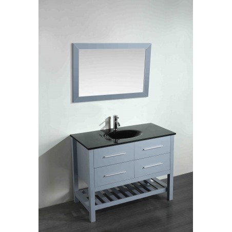 43'' Bosconi SB-250-6GRBG Contemporary Single Vanity