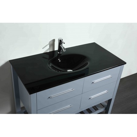 43'' Bosconi SB-250-6GRBG Contemporary Single Vanity