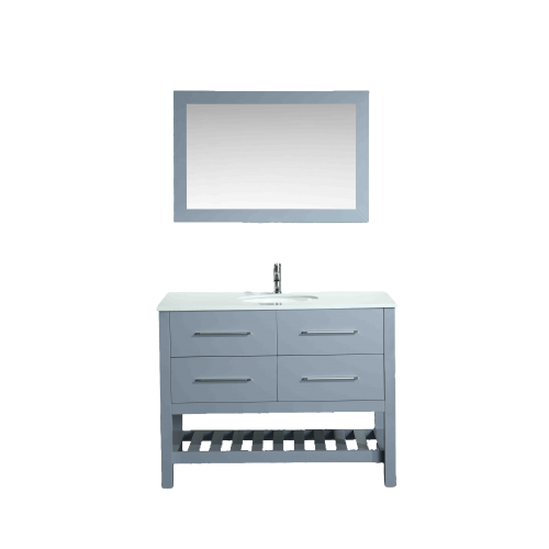 43'' Bosconi SB-250-6GRPS Contemporary Single Vanity