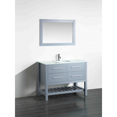 43'' Bosconi SB-250-6GRPS Contemporary Single Vanity