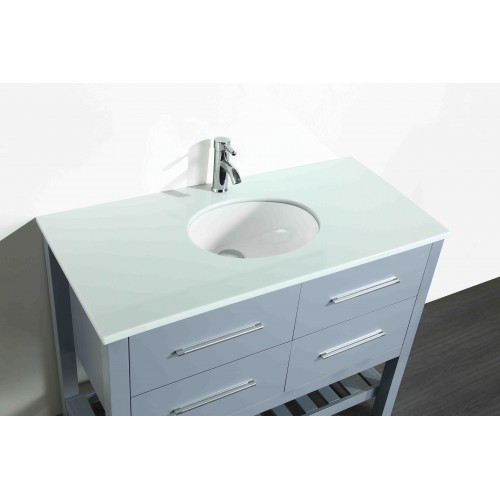 43'' Bosconi SB-250-6GRPS Contemporary Single Vanity