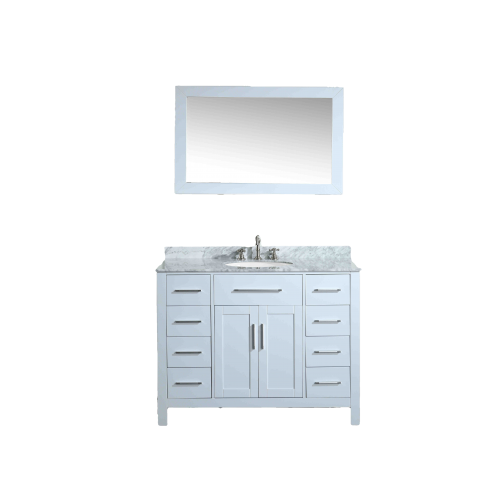 43'' Bosconi SB-252-7WHCM Contemporary Single Vanity