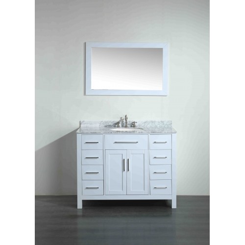 43'' Bosconi SB-252-7WHCM Contemporary Single Vanity