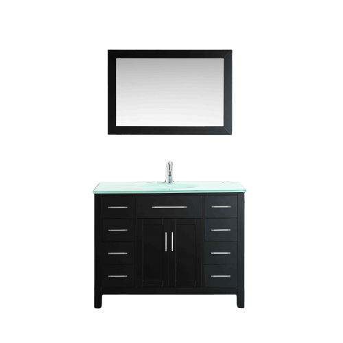 43'' Bosconi SB-252-7BCWG Contemporary Single Vanity