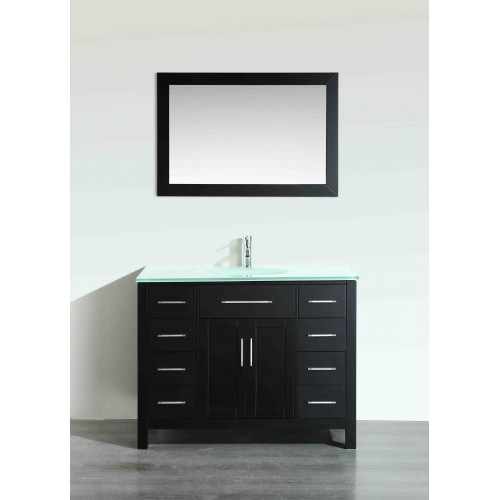 43'' Bosconi SB-252-7BCWG Contemporary Single Vanity