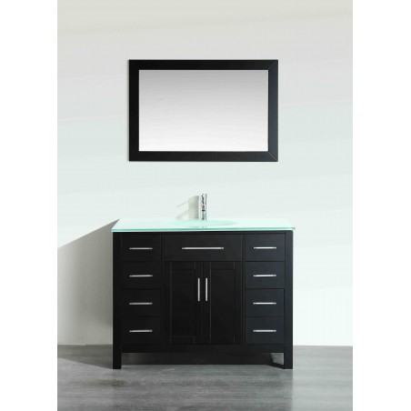 43'' Bosconi SB-252-7BCWG Contemporary Single Vanity