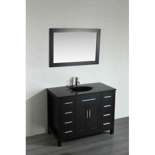 43'' Bosconi SB-252-7BBG Contemporary Single Vanity