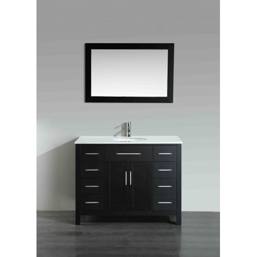 43'' Bosconi SB-252-7BPS Contemporary Single Vanity