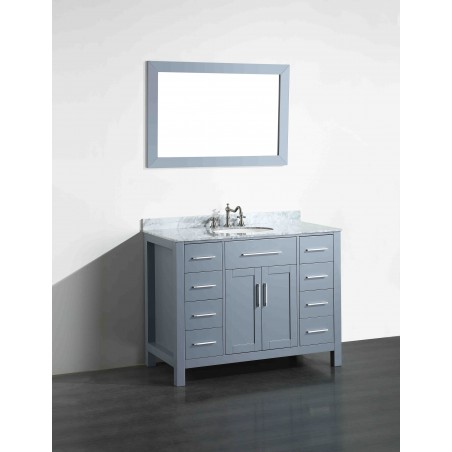 43'' Bosconi SB-252-7GRCM Contemporary Single Vanity