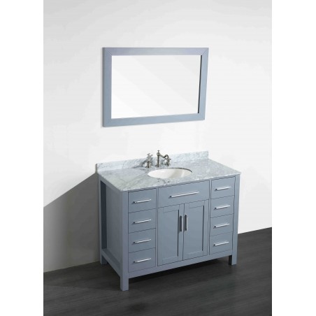 43'' Bosconi SB-252-7GRCM Contemporary Single Vanity