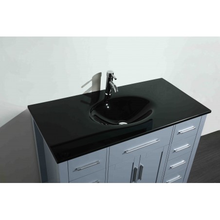 43'' Bosconi SB-252-7GRBG Contemporary Single Vanity