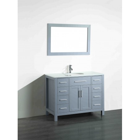 43'' Bosconi SB-252-7GRPS Contemporary Single Vanity