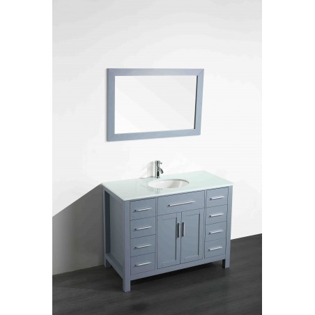 43'' Bosconi SB-252-7GRPS Contemporary Single Vanity