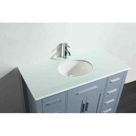 43'' Bosconi SB-252-7GRPS Contemporary Single Vanity