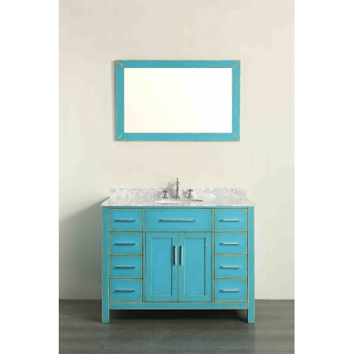 43'' Bosconi SB-252-7DSFGCM Contemporary Single Vanity