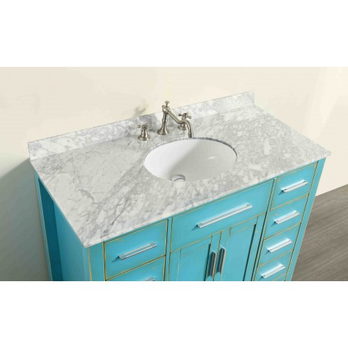 43'' Bosconi SB-252-7DSFGCM Contemporary Single Vanity