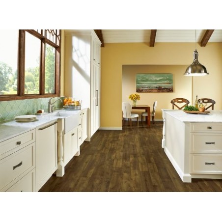 Armstrong LUXE with Rigid Core Farmhouse Plank - Rugged Brown