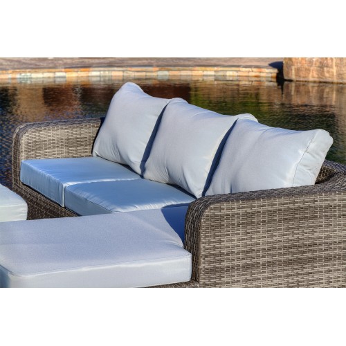 Luies 3-Piece All-Weather Wicker Patio Conversation Set