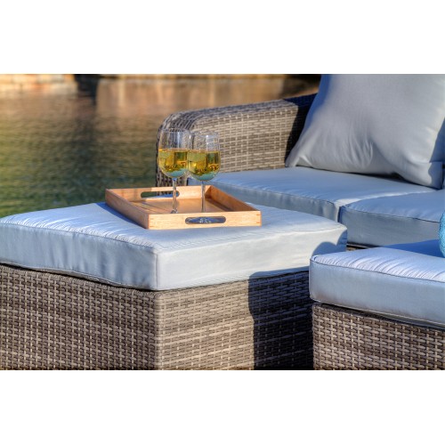 Luies 3-Piece All-Weather Wicker Patio Conversation Set