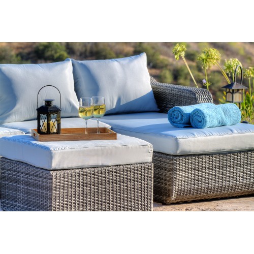 Luies 3-Piece All-Weather Wicker Patio Conversation Set