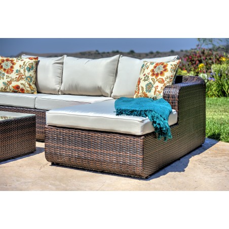 Luies 3-Piece All-Weather Wicker Patio Conversation Set