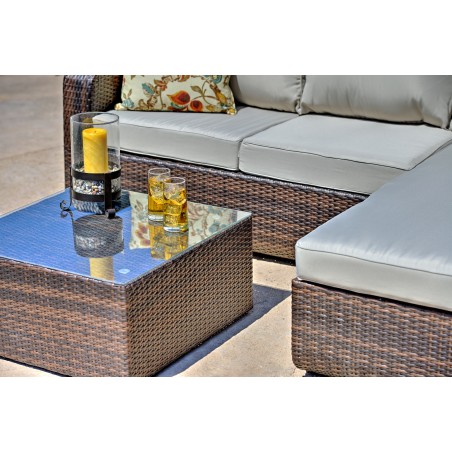 Luies 3-Piece All-Weather Wicker Patio Conversation Set