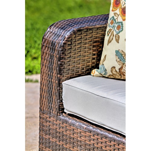 Luies 3-Piece All-Weather Wicker Patio Conversation Set