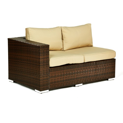 Kessler 4 Pieces Outdoor Wicker Sectional Sofa Set