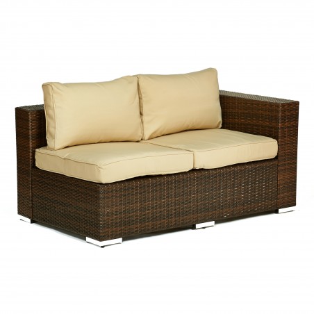 Kessler 4 Pieces Outdoor Wicker Sectional Sofa Set