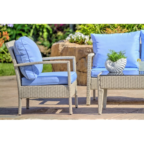 Baymont 4-Piece All Weather Wicker Conversation Set