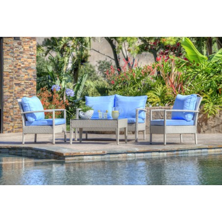 Baymont 4-Piece All Weather Wicker Conversation Set