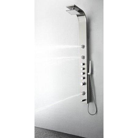 Fresca Geona Stainless Steel (Brushed Silver) Thermostatic Shower Massage Panel