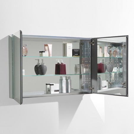 Fresca 30" Wide Bathroom Medicine Cabinet w/ Mirrors